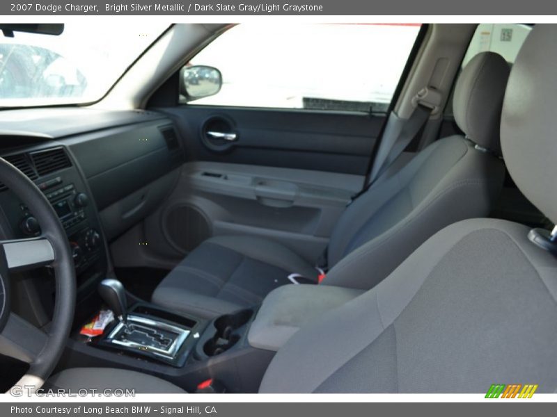 Bright Silver Metallic / Dark Slate Gray/Light Graystone 2007 Dodge Charger