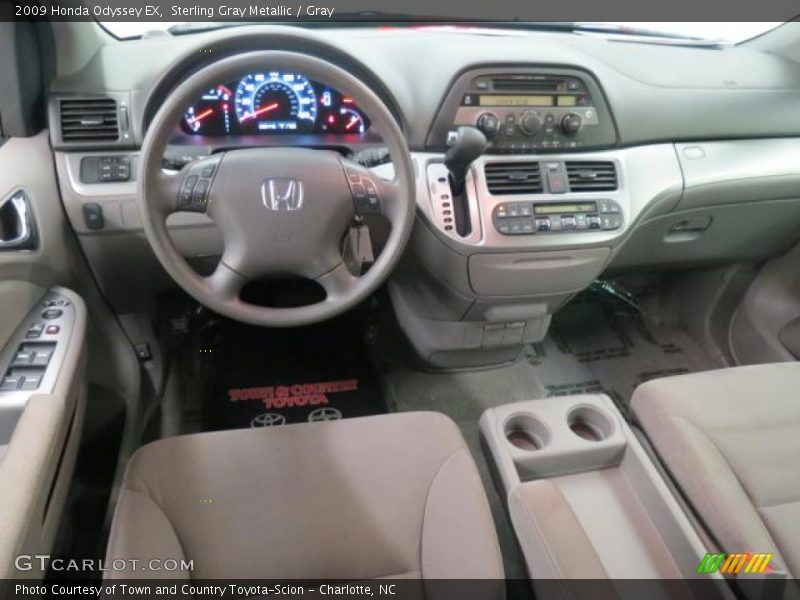 Sterling Gray Metallic / Gray 2009 Honda Odyssey EX
