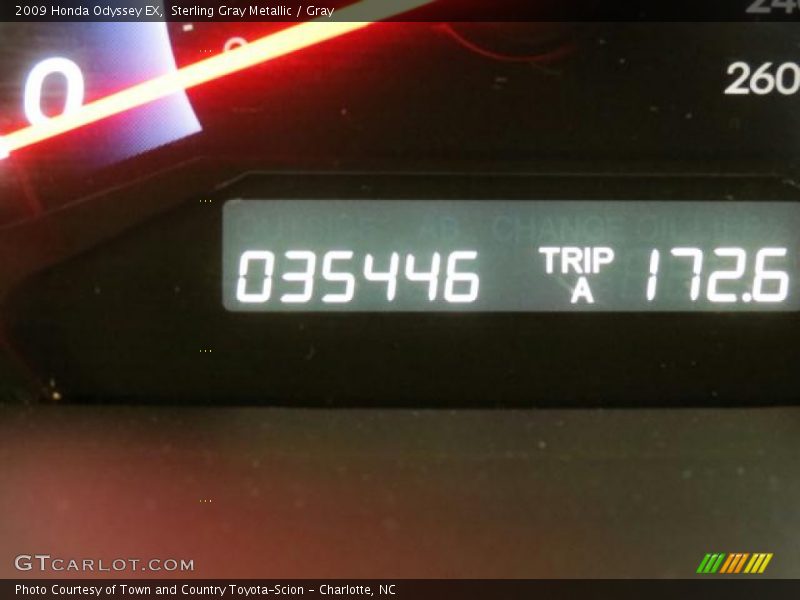 Sterling Gray Metallic / Gray 2009 Honda Odyssey EX