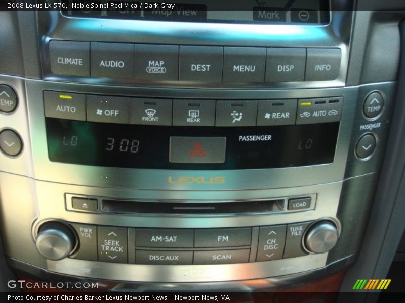 Controls of 2008 LX 570