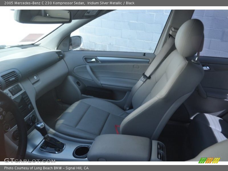 Iridium Silver Metallic / Black 2005 Mercedes-Benz C 230 Kompressor Sedan