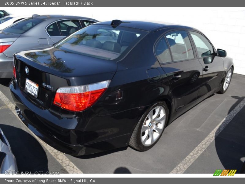 Jet Black / Black 2005 BMW 5 Series 545i Sedan