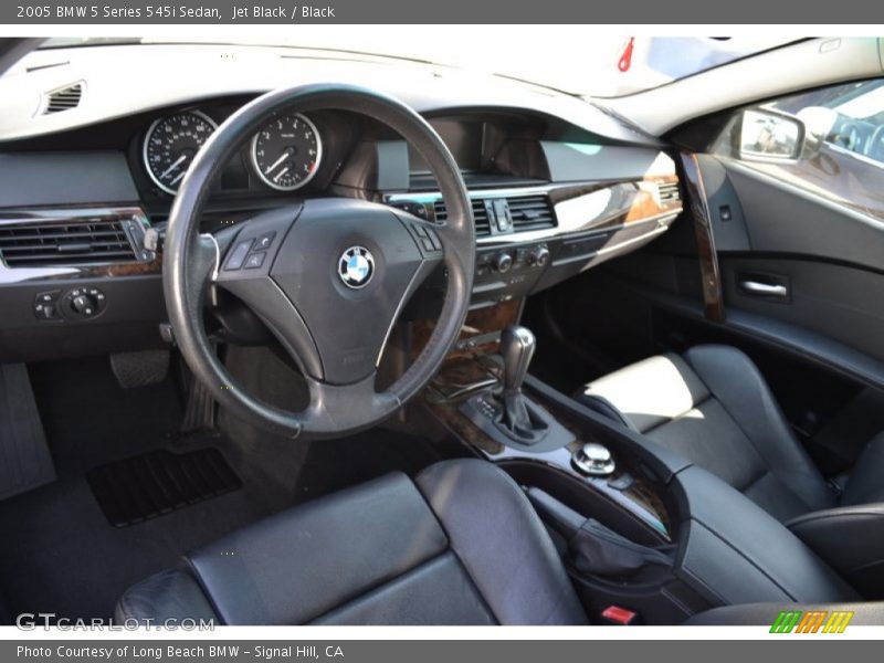 Jet Black / Black 2005 BMW 5 Series 545i Sedan