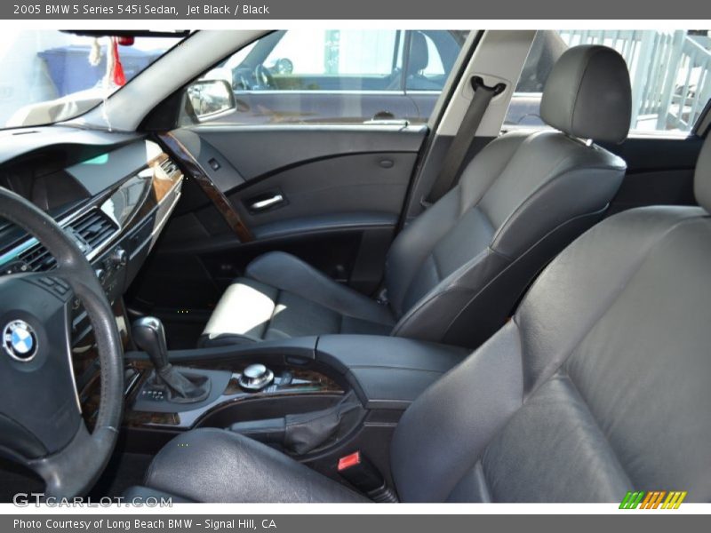 Jet Black / Black 2005 BMW 5 Series 545i Sedan