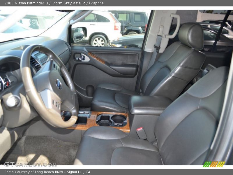 Storm Gray Metallic / Graphite 2005 Nissan Pathfinder LE