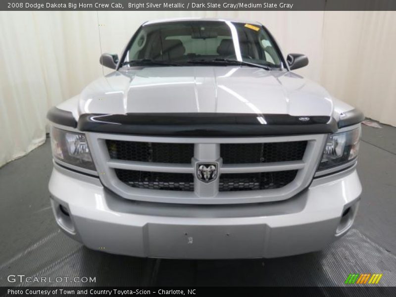 Bright Silver Metallic / Dark Slate Gray/Medium Slate Gray 2008 Dodge Dakota Big Horn Crew Cab