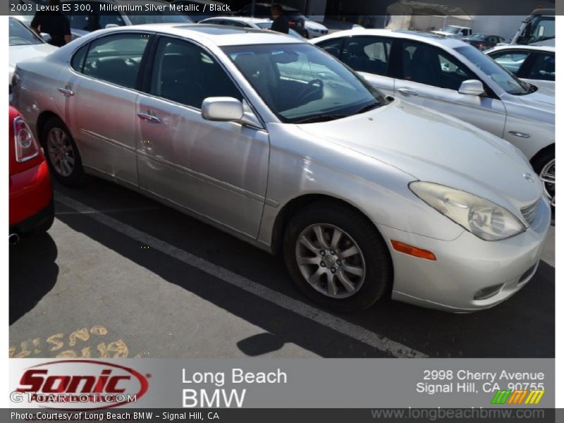 Millennium Silver Metallic / Black 2003 Lexus ES 300