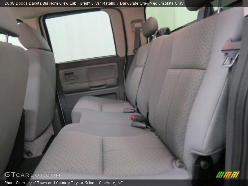 Bright Silver Metallic / Dark Slate Gray/Medium Slate Gray 2008 Dodge Dakota Big Horn Crew Cab