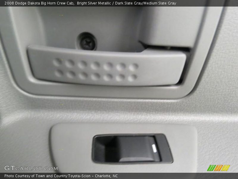 Bright Silver Metallic / Dark Slate Gray/Medium Slate Gray 2008 Dodge Dakota Big Horn Crew Cab