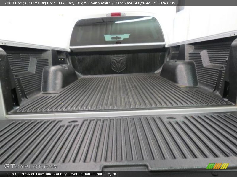 Bright Silver Metallic / Dark Slate Gray/Medium Slate Gray 2008 Dodge Dakota Big Horn Crew Cab