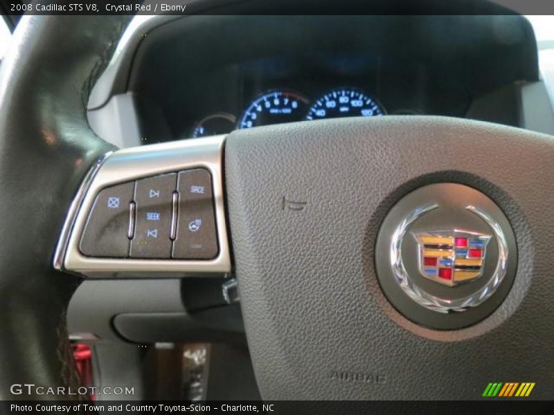 Crystal Red / Ebony 2008 Cadillac STS V8