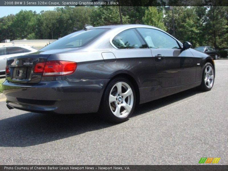 Sparkling Graphite Metallic / Black 2008 BMW 3 Series 328xi Coupe