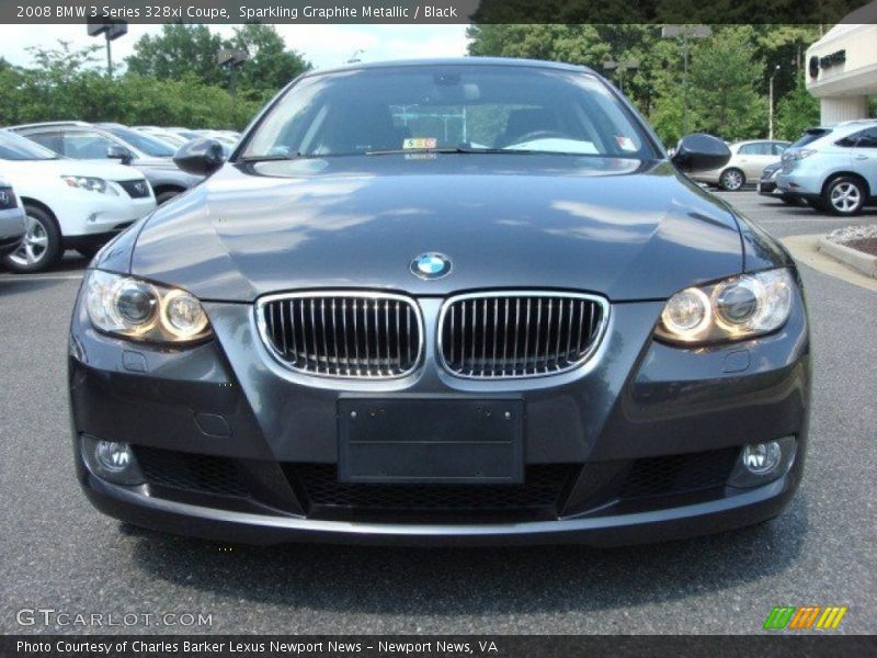 Sparkling Graphite Metallic / Black 2008 BMW 3 Series 328xi Coupe