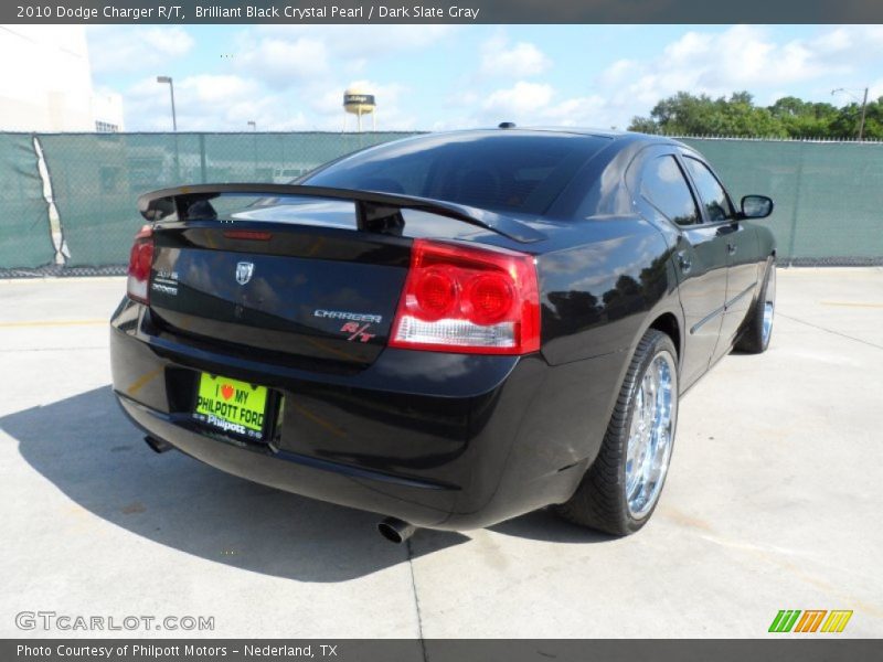 Brilliant Black Crystal Pearl / Dark Slate Gray 2010 Dodge Charger R/T