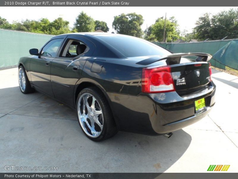 Brilliant Black Crystal Pearl / Dark Slate Gray 2010 Dodge Charger R/T