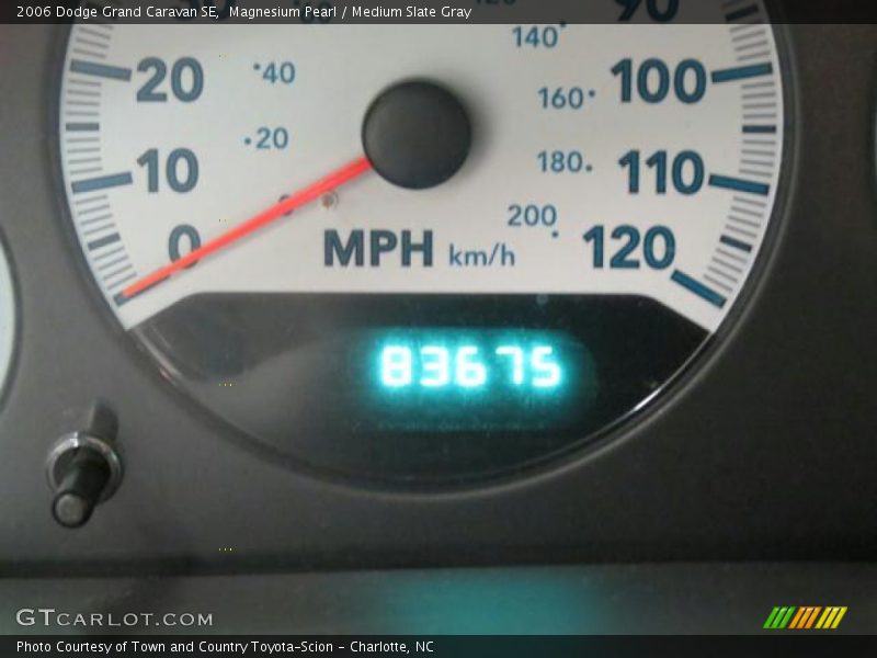 Magnesium Pearl / Medium Slate Gray 2006 Dodge Grand Caravan SE