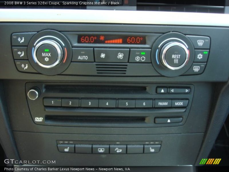 Sparkling Graphite Metallic / Black 2008 BMW 3 Series 328xi Coupe