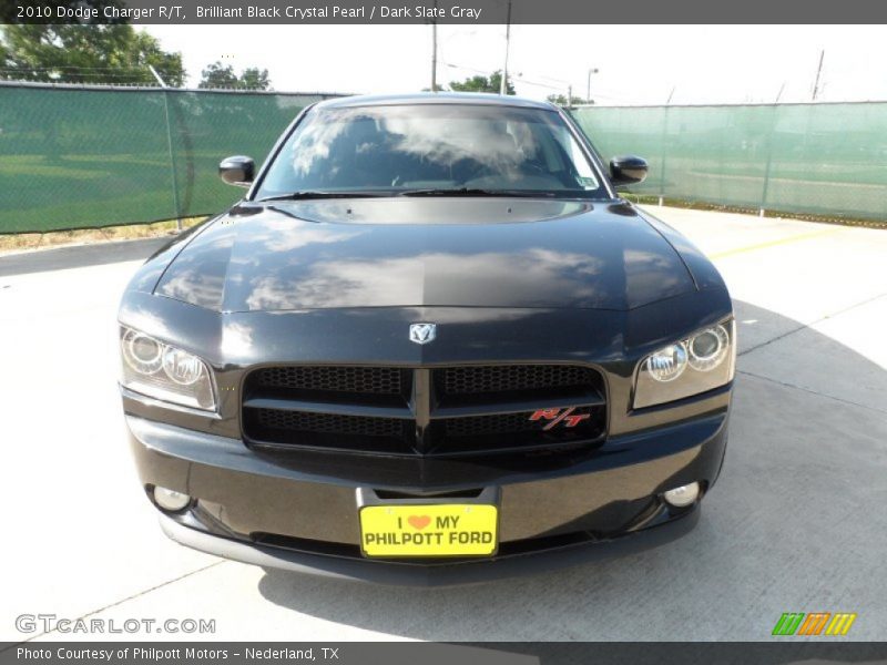 Brilliant Black Crystal Pearl / Dark Slate Gray 2010 Dodge Charger R/T