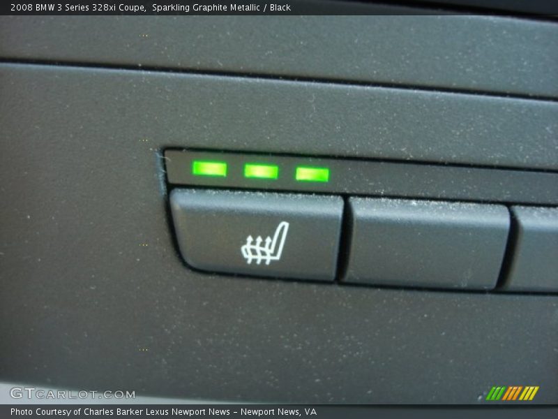 Sparkling Graphite Metallic / Black 2008 BMW 3 Series 328xi Coupe