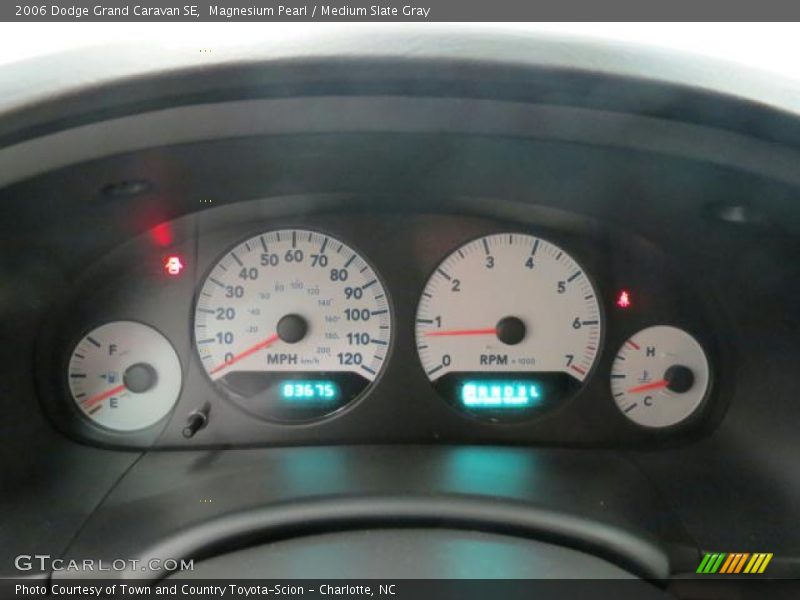 Magnesium Pearl / Medium Slate Gray 2006 Dodge Grand Caravan SE