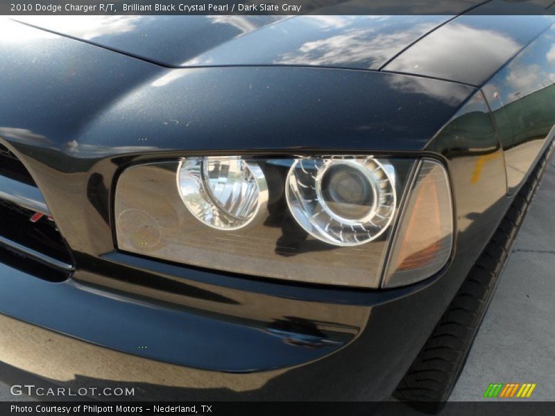 Brilliant Black Crystal Pearl / Dark Slate Gray 2010 Dodge Charger R/T