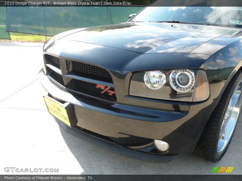Brilliant Black Crystal Pearl / Dark Slate Gray 2010 Dodge Charger R/T