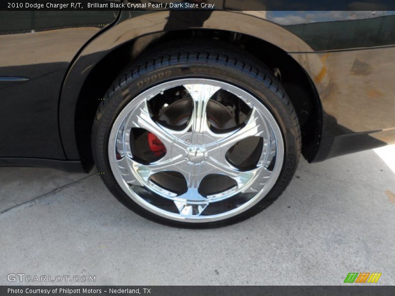 Brilliant Black Crystal Pearl / Dark Slate Gray 2010 Dodge Charger R/T