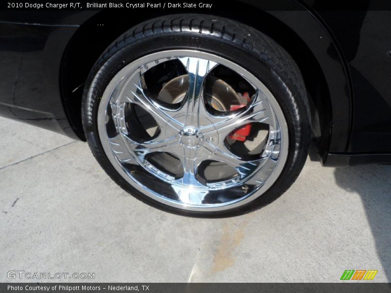 Brilliant Black Crystal Pearl / Dark Slate Gray 2010 Dodge Charger R/T