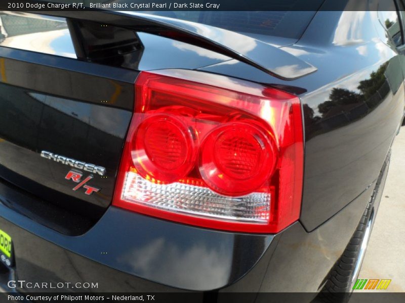 Brilliant Black Crystal Pearl / Dark Slate Gray 2010 Dodge Charger R/T