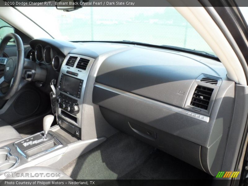 Brilliant Black Crystal Pearl / Dark Slate Gray 2010 Dodge Charger R/T