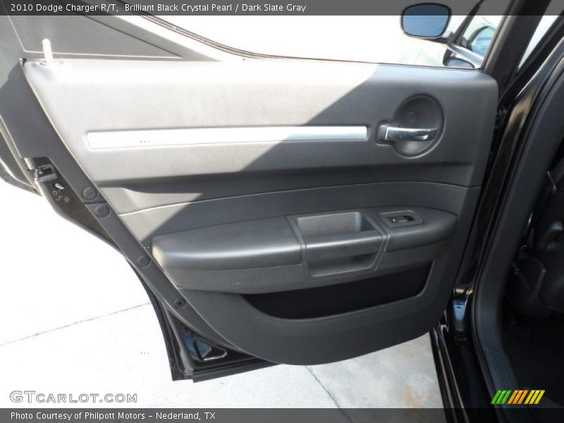 Brilliant Black Crystal Pearl / Dark Slate Gray 2010 Dodge Charger R/T