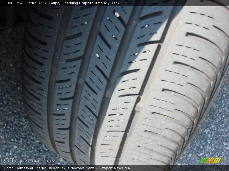 Sparkling Graphite Metallic / Black 2008 BMW 3 Series 328xi Coupe