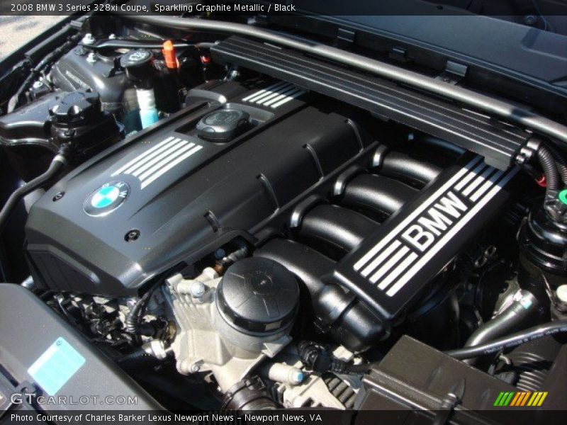 Sparkling Graphite Metallic / Black 2008 BMW 3 Series 328xi Coupe