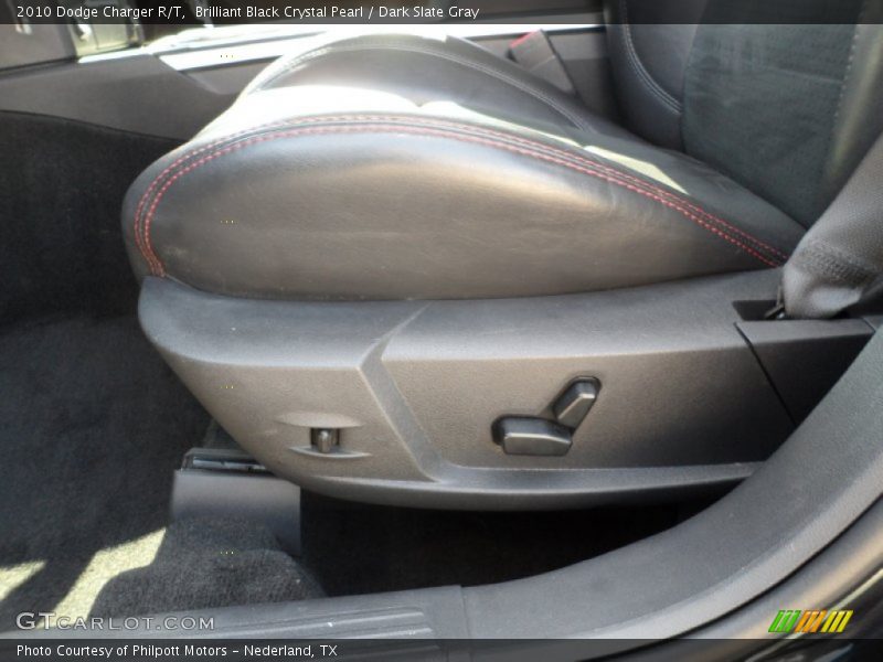 Brilliant Black Crystal Pearl / Dark Slate Gray 2010 Dodge Charger R/T