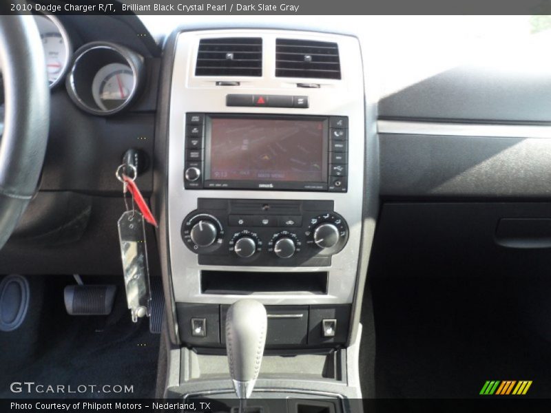 Brilliant Black Crystal Pearl / Dark Slate Gray 2010 Dodge Charger R/T