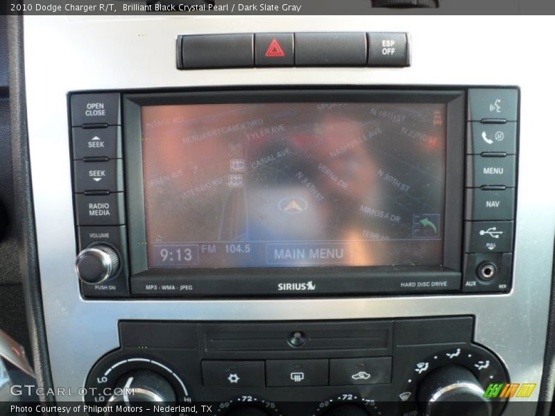 Brilliant Black Crystal Pearl / Dark Slate Gray 2010 Dodge Charger R/T