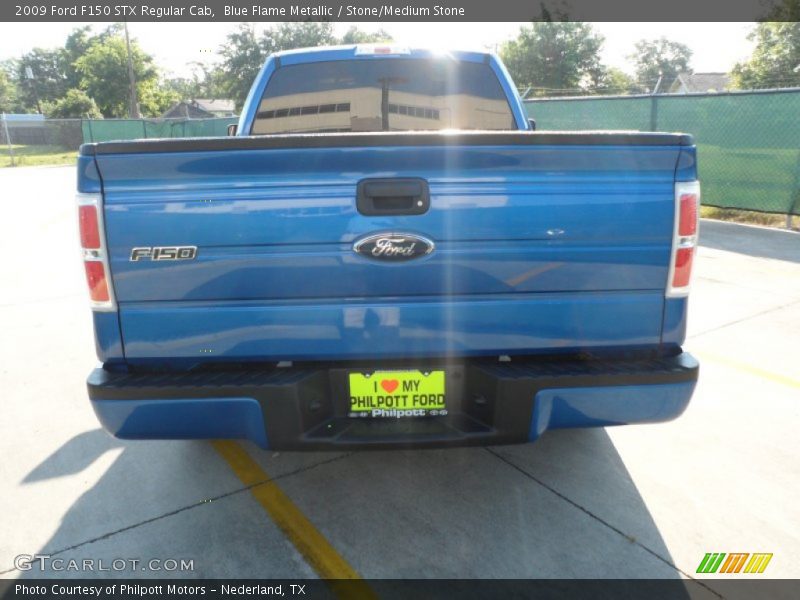 Blue Flame Metallic / Stone/Medium Stone 2009 Ford F150 STX Regular Cab
