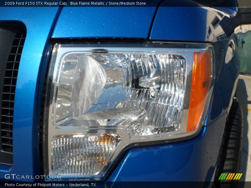 Blue Flame Metallic / Stone/Medium Stone 2009 Ford F150 STX Regular Cab
