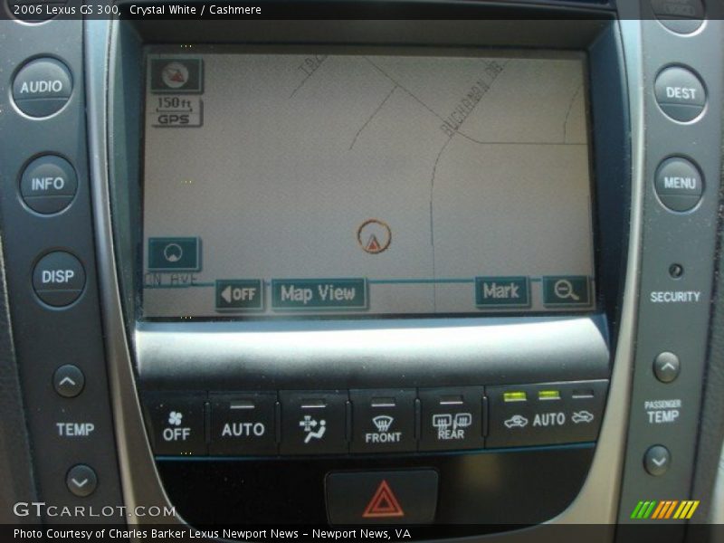 Navigation of 2006 GS 300