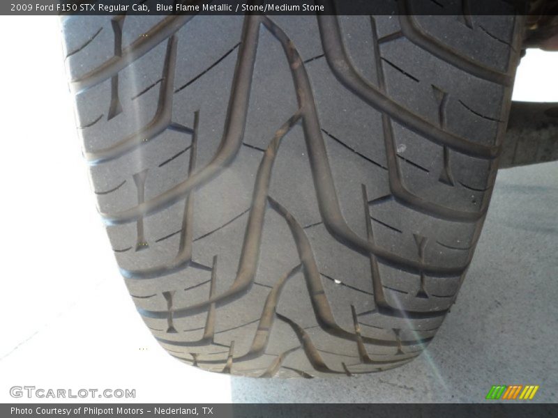 Blue Flame Metallic / Stone/Medium Stone 2009 Ford F150 STX Regular Cab