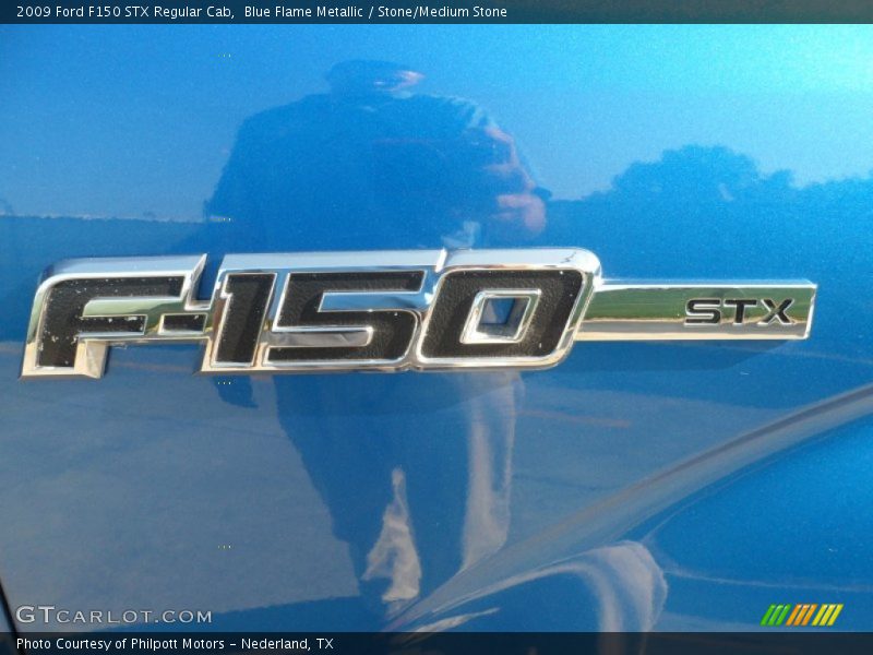 Blue Flame Metallic / Stone/Medium Stone 2009 Ford F150 STX Regular Cab