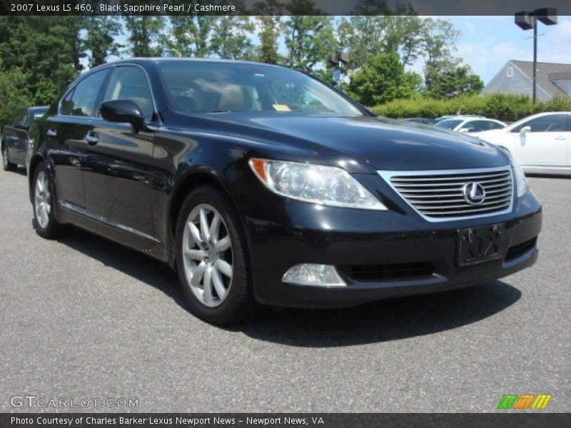 Black Sapphire Pearl / Cashmere 2007 Lexus LS 460