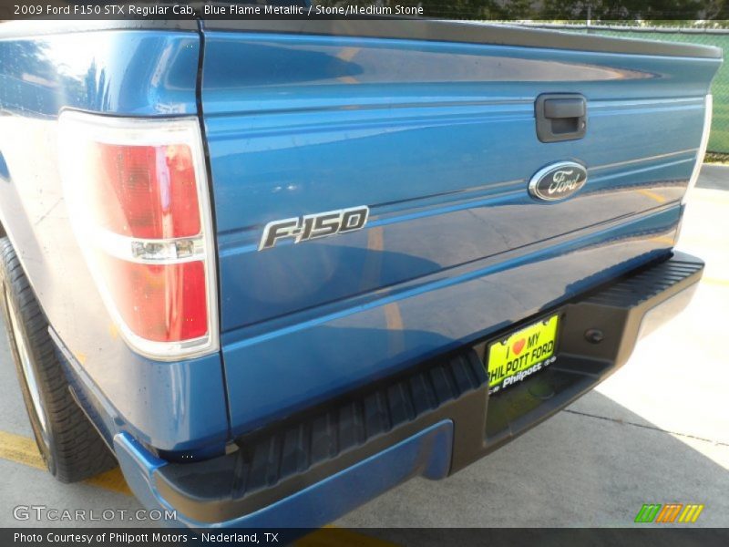 Blue Flame Metallic / Stone/Medium Stone 2009 Ford F150 STX Regular Cab