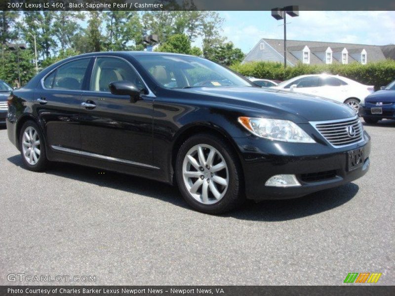 Black Sapphire Pearl / Cashmere 2007 Lexus LS 460