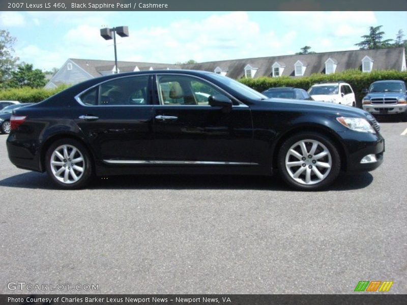 Black Sapphire Pearl / Cashmere 2007 Lexus LS 460