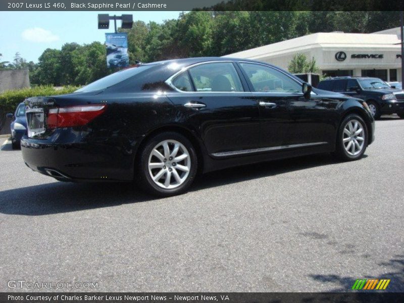 Black Sapphire Pearl / Cashmere 2007 Lexus LS 460
