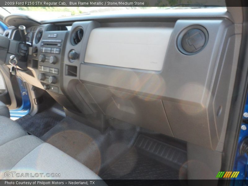 Blue Flame Metallic / Stone/Medium Stone 2009 Ford F150 STX Regular Cab