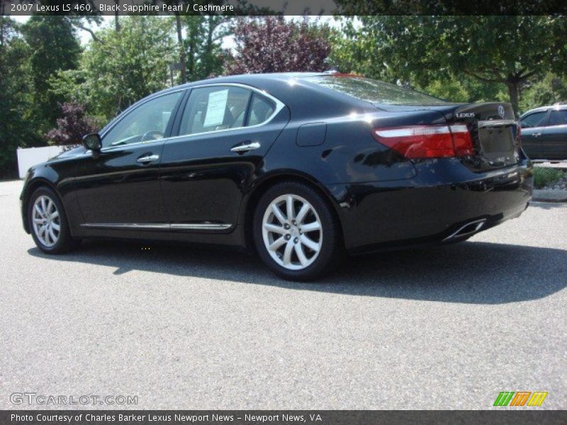 Black Sapphire Pearl / Cashmere 2007 Lexus LS 460