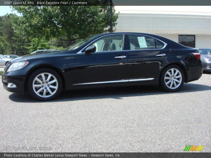 Black Sapphire Pearl / Cashmere 2007 Lexus LS 460