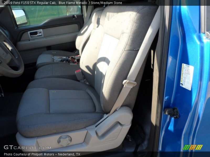Blue Flame Metallic / Stone/Medium Stone 2009 Ford F150 STX Regular Cab